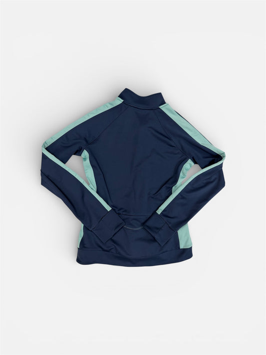 Alo Full-Zip Jacket – Navy/Mint