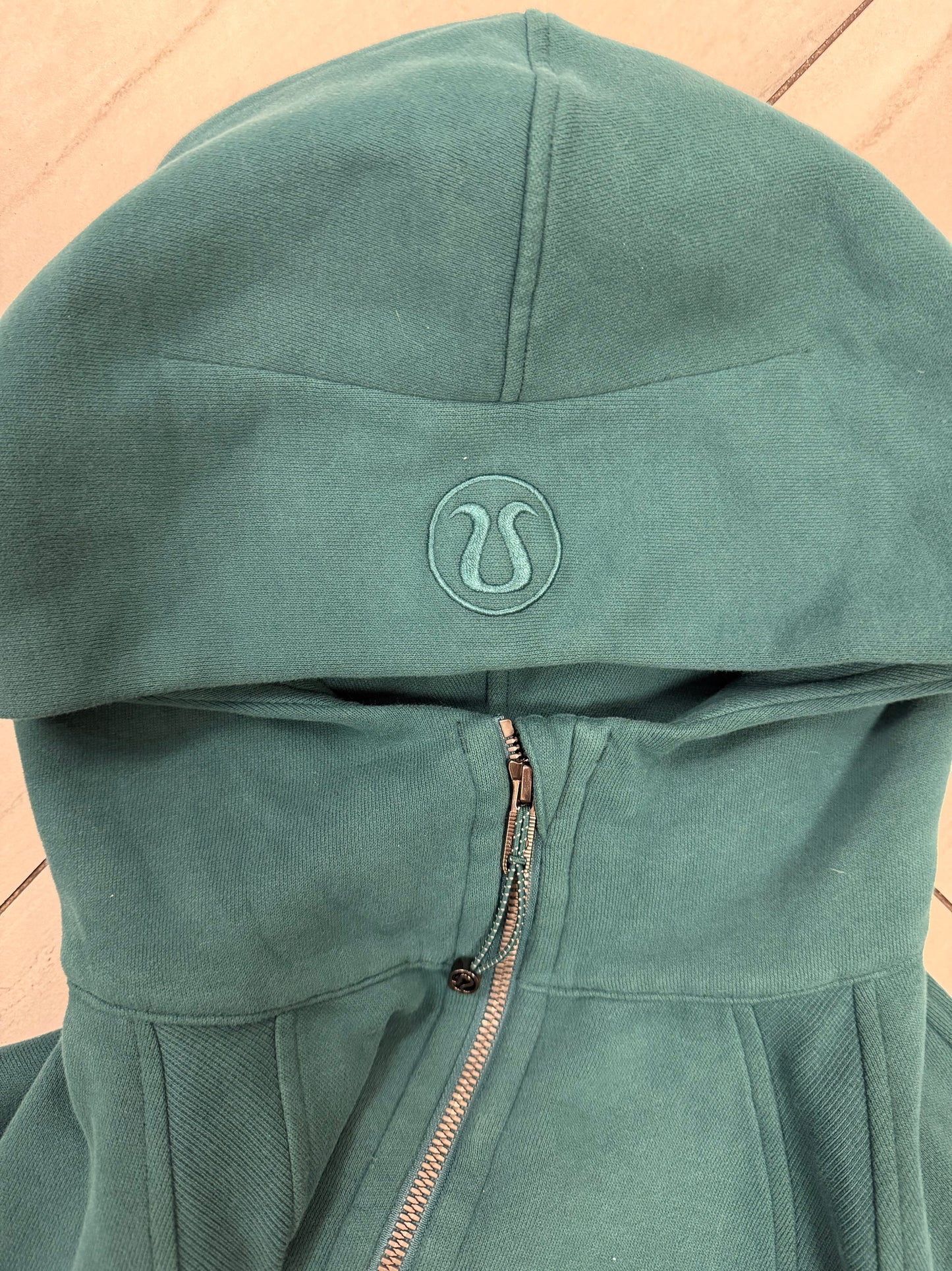 Lululemon Cropped Oversized Full-Zip Hoodie