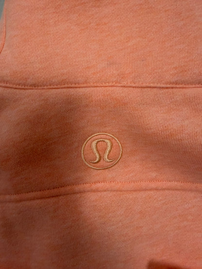 Lululemon Cropped 1/2 Zip Pullover – Peach/Coral (XS/S) – Like New