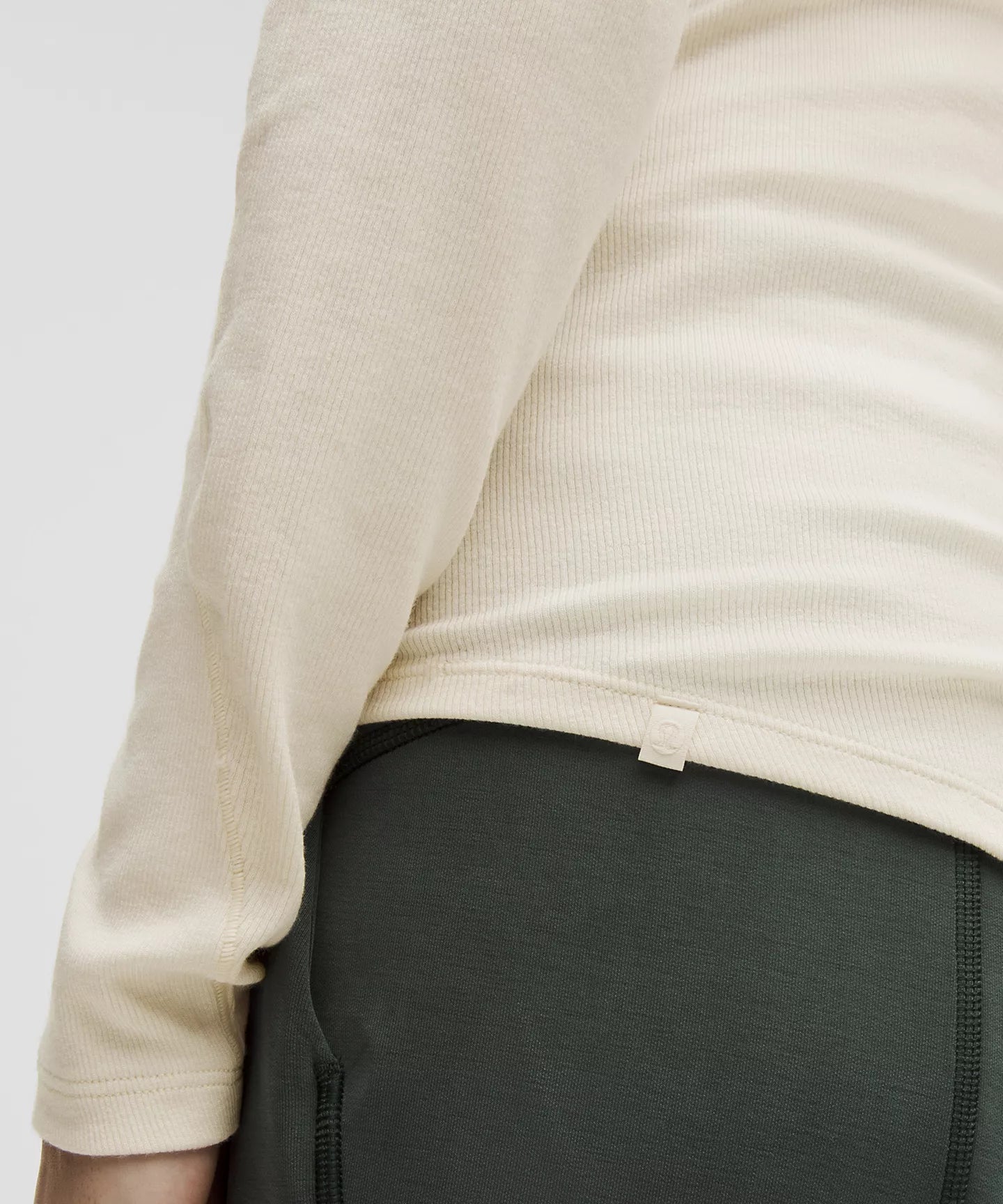 ⸻

Lululemon Hold Tight Long-Sleeve Shirt Light Ivory