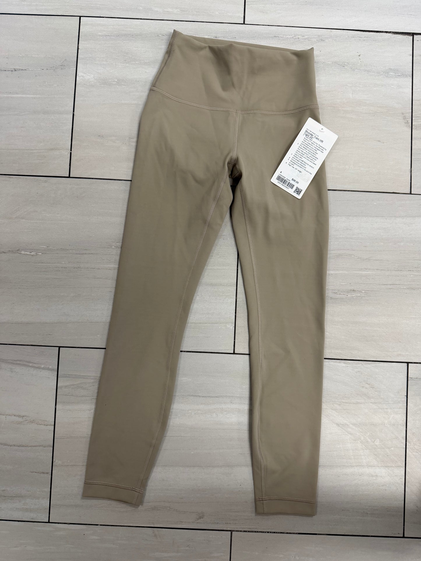 Wunder Train High-Rise Tight 25” – Neutral Beige