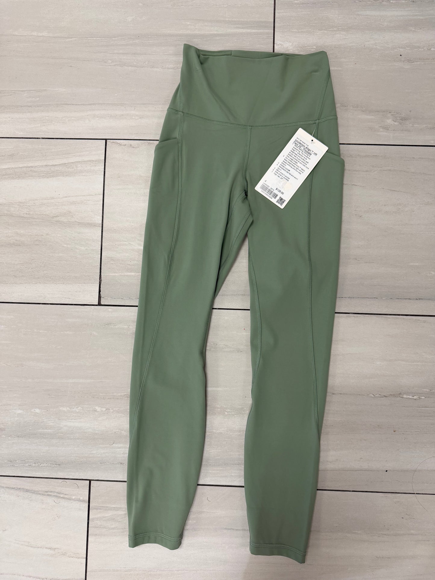 Lululemon Align™ High-Rise Leggings with Pockets 25” – Size 4