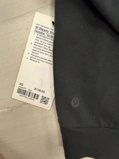 Lululemon Steady State Pullover Hoodie Graphic (Black) – Size XS | 45% OFF
